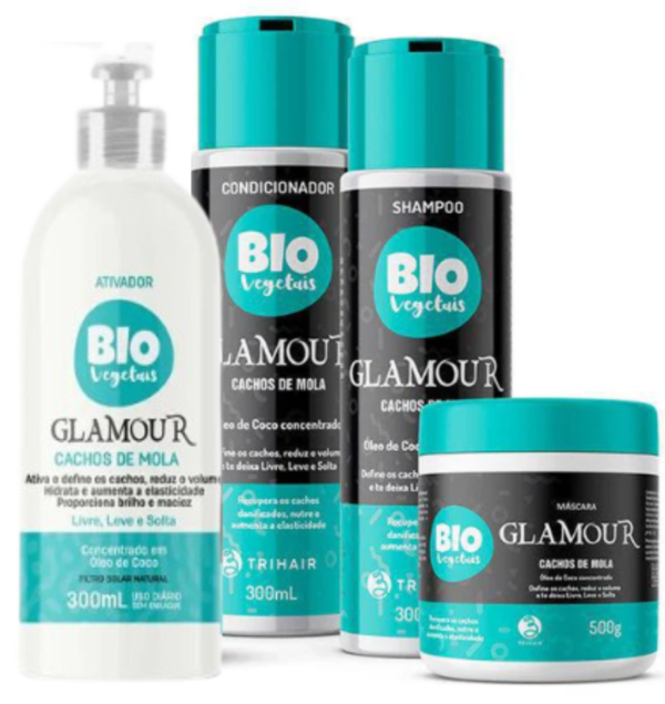 Linha Completa Glamour Cachos de Mola